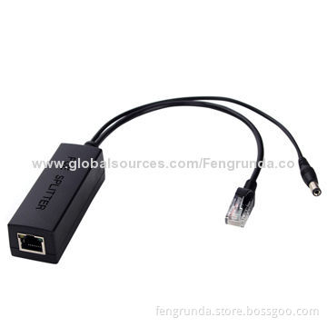 IEEE 802.3af standard 12V DC PoE splitter